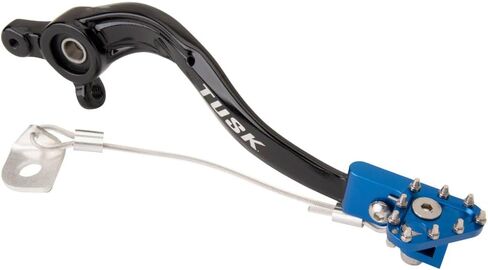 TUSK Aluminum Brake Pedal Blue Tip for KTM 300 XC (Fuel Injected) 2020-2022 in Saudi Arabia