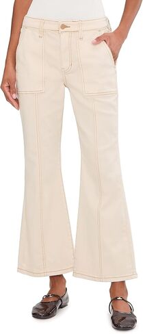 Liverpool Los Angeles 28" Hannah Mid-Rise Flare Jeans with Utility Details in Saudi Arabia