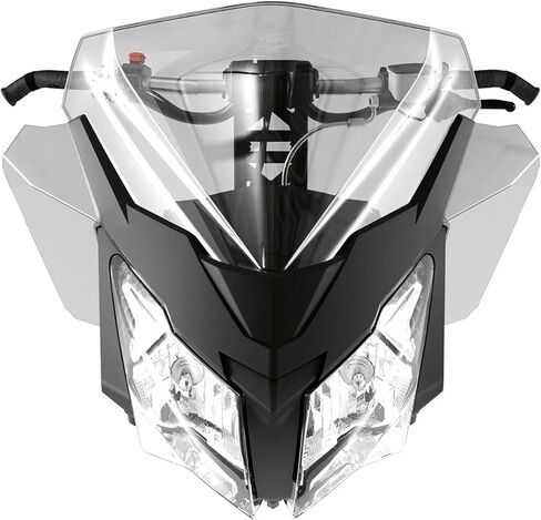 Ski-Doo New OEM، زجاج أمامي محقون متوسط ​​ومجموعة عاكس جانبي، 860200759 in Saudi Arabia