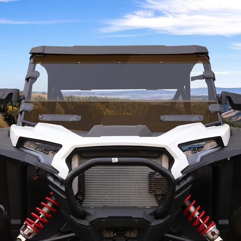 Vented Front Windshield Combined Dark Tinted Windscreen Compatible with Polaris RZR XP 1000 / XP 4 1000 2024 Accessories in Saudi Arabia