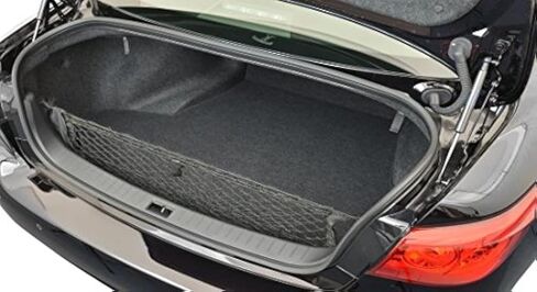 Envelope Style Automotive Elastic Trunk Mesh Cargo Net for Infiniti Q50 2014-2025 - Premium Trunk Organizers and Storage - Luggage Net for Sedan - Best Car Organizer for Infiniti Q50 Hybrid in Saudi Arabia