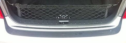Envelope Style Automotive Elastic Trunk Mesh Cargo Net for Infiniti Q50 2014-2025 - Premium Trunk Organizers and Storage - Luggage Net for Sedan - Best Car Organizer for Infiniti Q50 Hybrid in Saudi Arabia
