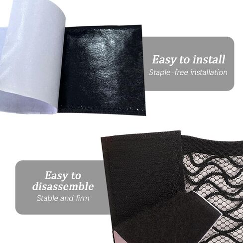 2PCS Car Storage Net Bag, Car Storage Mesh Pocket, Car Net Pocket Storage Organizer, Car Seat Back Storage Mesh Pocket, Car Elastic Storage Mesh Bag Universal for Most Cars in Saudi Arabia