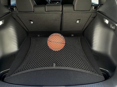 Floor Style Automotive Elastic Trunk Mesh Cargo Net for Honda HR V LX Sport EX-L 2023-2026 - Premium Trunk Organizer and Storage - Luggage Net - Best Car Organizer for Honda HRV in Saudi Arabia