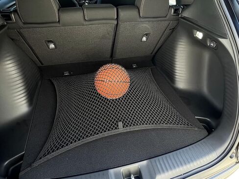 Floor Style Automotive Elastic Trunk Mesh Cargo Net for Honda HR V LX Sport EX-L 2023-2026 - Premium Trunk Organizer and Storage - Luggage Net - Best Car Organizer for Honda HRV in Saudi Arabia