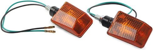 FSFY 2PCS Universal Motorcycle Turn Signals Lights for HONDA Nighthawk 250 650 750 Amber in Saudi Arabia
