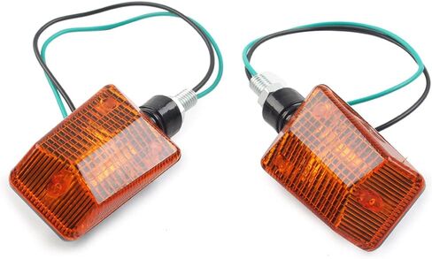 FSFY 2PCS Universal Motorcycle Turn Signals Lights for HONDA Nighthawk 250 650 750 Amber in Saudi Arabia