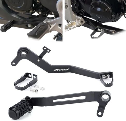 xitomer Fit for GROM Shifter Lever + Brake Pedal Compatible with Grom 125 MSX125 2022-2025 Motorcycle Gear Lever & Brake Pedal Set in Saudi Arabia