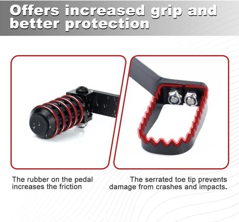 xitomer Fit for GROM Shifter Lever + Brake Pedal Compatible with Grom 125 MSX125 2022-2025 Motorcycle Gear Lever & Brake Pedal Set in Saudi Arabia