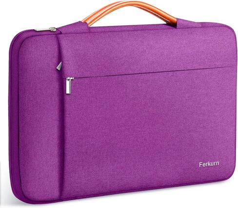 حقيبة كمبيوتر محمول Ferkurn حقيبة Chromebook لجهاز MacBook Air/Pro، Dell Inspiron، ASUS Zenbook، HP Pavilion، Lenovo IdeaPad، Samsung Chromebook، Acer، غطاء حقيبة حمل الكمبيوتر، أزرق، 15.6 بوصة in Kuwait