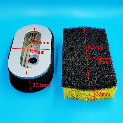 5 قطعة مجموعات فلتر الهواء ل Mikasa MTX50 MTX60 MTX70 MTX80 MTX90 استبدال 3660-10080 3660-10070 للعبث Multiquip in Kuwait