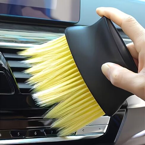 مجموعة فرش التنظيف الخارجية الداخلية للسيارة - فرشاة تفاصيل العجلات ذات الشعيرات الناعمة وأداة إزالة الغبار الداخلية، مجموعة غسيل السيارات العالمية متعددة الأجزاء لتنظيف السيارة بالكامل in Saudi Arabia