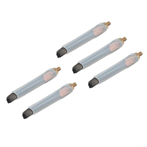5Pcs Carbon Fiber M6 Welding Brushes Set for Seam Cleaning High-Temperature Resistant Polishing Cleaner with Adjustable Sleeve in Saudi Arabia