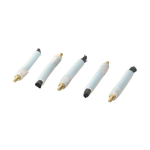 5Pcs Carbon Fiber M6 Welding Brushes Set for Seam Cleaning High-Temperature Resistant Polishing Cleaner with Adjustable Sleeve in Saudi Arabia