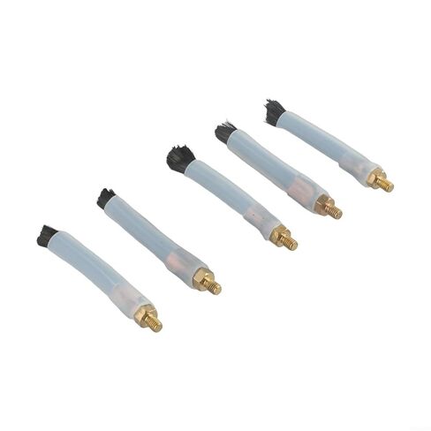 5Pcs Carbon Fiber M6 Welding Brushes Set for Seam Cleaning High-Temperature Resistant Polishing Cleaner with Adjustable Sleeve in Saudi Arabia