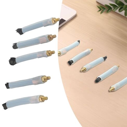 5Pcs Carbon Fiber M6 Welding Brushes Set for Seam Cleaning High-Temperature Resistant Polishing Cleaner with Adjustable Sleeve in Saudi Arabia