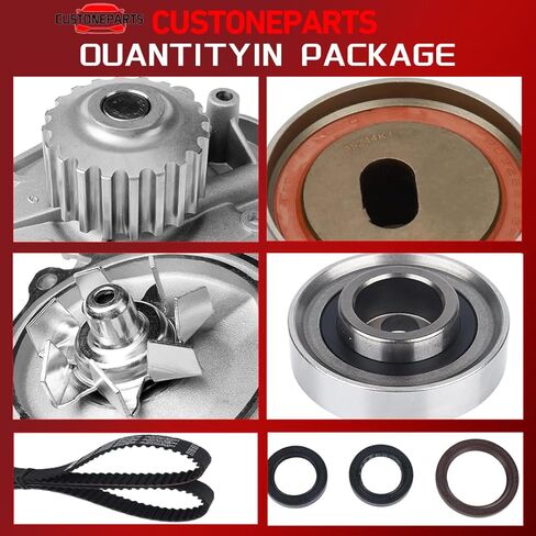 طقم حزام التوقيت مع مضخة مياه (112T/70T) FIT 1994-2002 Honda Accord 2.2L 2.3L SOHC، FIT 1998 Odyssey، 1997-1999 Acura CL، حزام HNBR يستبدل TCKWP244 19200-P0A-003-7 PCS in Saudi Arabia