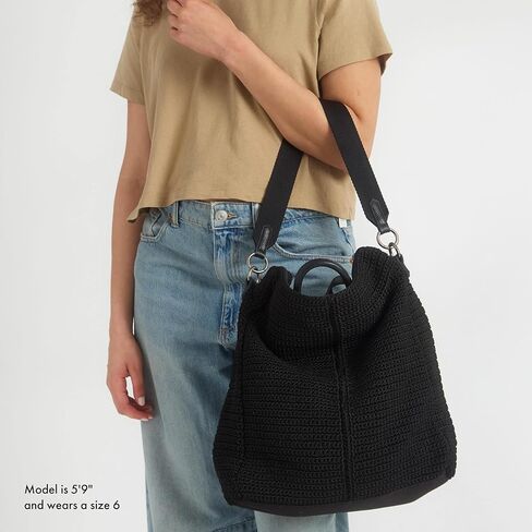 The Sak Los Feliz Backpack - Crochet Women's Fashion Backpack for Everyday & Travel - Work Bag With Zipper & Pockets in Saudi Arabia
