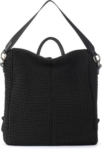 The Sak Los Feliz Backpack - Crochet Women's Fashion Backpack for Everyday & Travel - Work Bag With Zipper & Pockets in Saudi Arabia