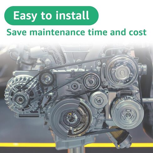 4K378 V-Ribbed Serpentine Belt Replacement for Serpentine Drive Belts in Most Brand Car Models, Gold Grade in Kuwait