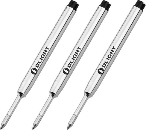 OLIGHT Gel Ink Refill Ballpoint Pen Refills, Fine Point 0.7mm Ink, Pack of 3, for O'pen 3/O'pen Glow Series in Saudi Arabia