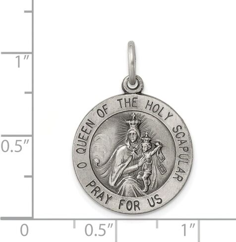 FindingKing Sterling Silver Scapular Medal in Saudi Arabia