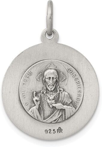 FindingKing Sterling Silver Scapular Medal in Saudi Arabia