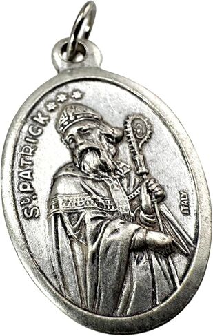 Westmon Works St Patrick Medal Set Italian Metal Medallion with USA Made Saint Prayer Holy Card in Saudi Arabia