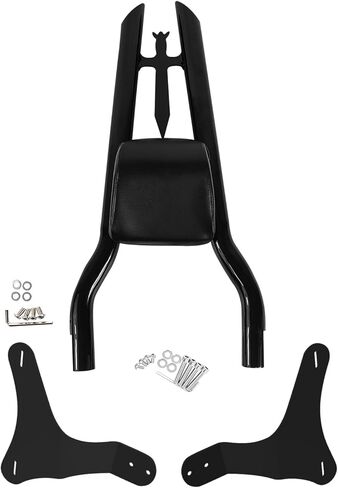 مسند ظهر للركاب أسود Vaquero1700 Sissy Bar لـ Kawasaki Vulcan 1700 Vaquero VN1700 Vaquero ABS SE مسند خلفي Sissybar 2010-2025 (نمط H، 31 بوصة) in Saudi Arabia