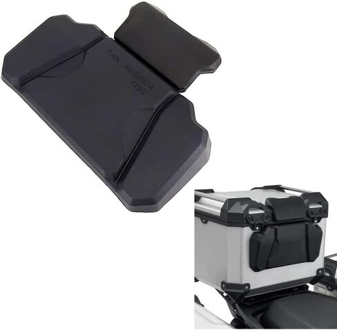 AL-mart دراجة نارية مربع خلفي غطاء علوي وسادة الظهر الخلفي الجذع مسند الظهر يناسب Har-ley RA1250(S) PAN AMERICA 1250(خاص) 2021-2025 in Kuwait