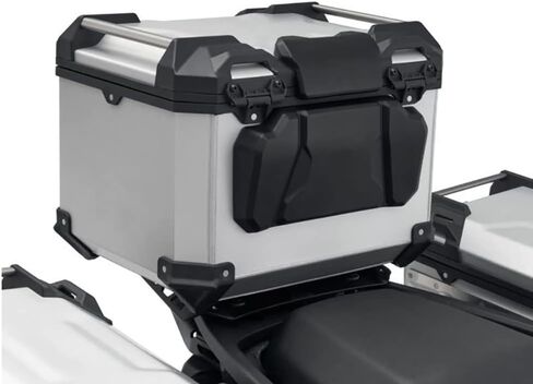 AL-mart دراجة نارية مربع خلفي غطاء علوي وسادة الظهر الخلفي الجذع مسند الظهر يناسب Har-ley RA1250(S) PAN AMERICA 1250(خاص) 2021-2025 in Kuwait