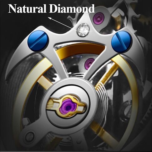 HEMUDU Genuine Flying Tourbillon Movement Mechanical Watch Skeleton Automatic Wind Luxury Wristwatches in Saudi Arabia