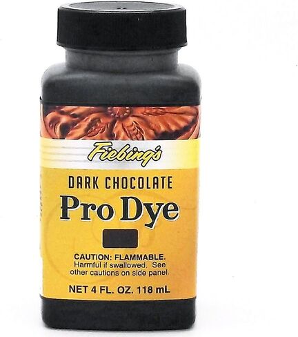 4 Oz Fiebings Professional Oil Dye Dark Chocolate in Saudi Arabia