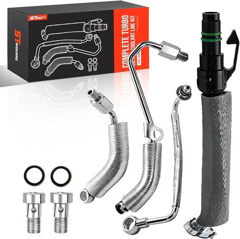 مجموعة كاملة من زيت توربو وخط التبريد لـ 1.4 لتر EcoTec - لسيارة Chevy Cruze Sonic Trax & Buick Encore (2011-2021) - يستبدل OEM 55568031، 55592600،25198546 in Saudi Arabia