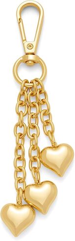Gold Heart Keychains Accessories for Women - Cute Gold Bag Charms for Handbags/Tote Bags/Purse, Gift for Her in Saudi Arabia