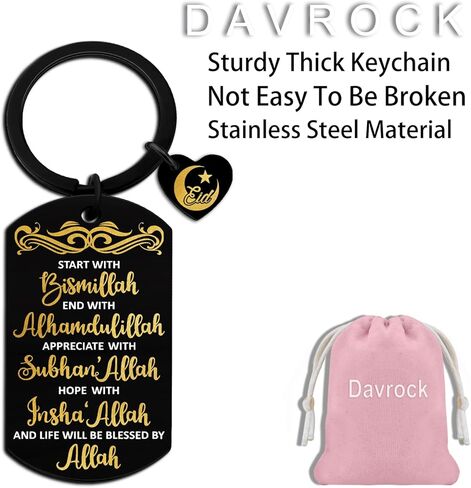 Eid Gifts for Women Eid Mubarak Gift Ramadan Party Favors Ramadan Gifts for Women Men Islamic Gift Islamic Keychain in Saudi Arabia