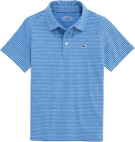 Vineyard Vines Boys Boys Bradley Stripe Sankaty Polo in Saudi Arabia