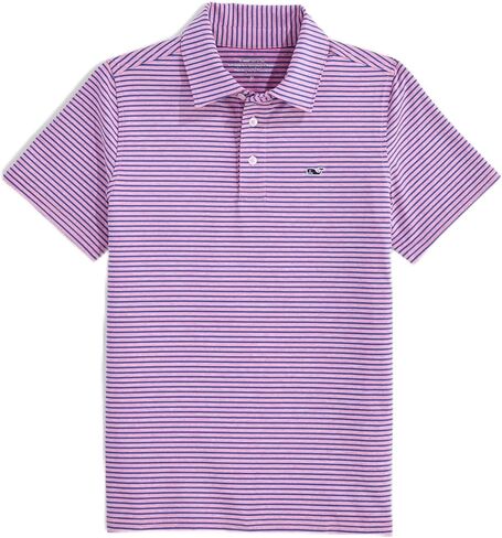 Vineyard Vines Boys Boys Bradley Stripe Sankaty Polo in Saudi Arabia