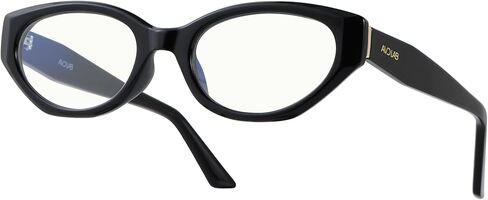 Blue Light Blocking Glasses for Woman, Trendy Cat Eye Oversized Computer Bluelight Eyeglasses AB2211(Brown Tortoise Frame) in Saudi Arabia