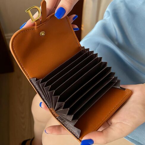 Vintage Checkered Wallet for Women,4.3x3.5x0.98inch,Compact Canvas Card Organizer with Spacious Slots, Reversible Pocket Design, Durable & Portable(EOM Sale) in Saudi Arabia