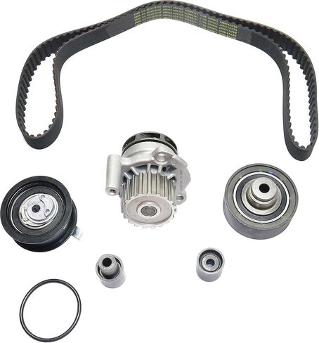 Garage-Pro Timing Belt Kit With Water Pump, Gasket, Belt Idlers & Tensioner, Fits 1.9L For Volkswagen Jetta 1999-2003, Beetle 1998-2003 Diesel, With Metal Impeller in Saudi Arabia
