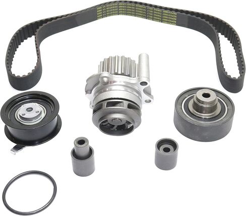 Garage-Pro Timing Belt Kit With Water Pump, Gasket, Belt Idlers & Tensioner, Fits 1.9L For Volkswagen Jetta 1999-2003, Beetle 1998-2003 Diesel, With Metal Impeller in Saudi Arabia