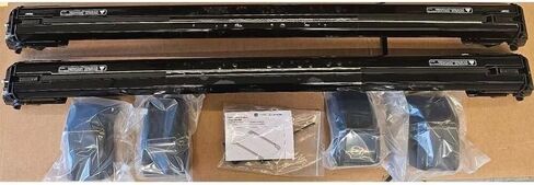 2PCS Gloss Black Cross Bar fits for Toyota 4Runner N500 2025 2026 6TH Roof Racks Luggage Racks Carrier Bars Carrier Rails Only fits Raised Style Roof Rails in Saudi Arabia