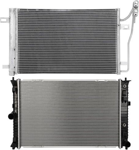 13187 Radiator with 3786 Condenser Fit for Ford Fusion 2.5L 2010-2012 for Mercury Milan 2.5L 2010-2011 Aluminum Radiator in Saudi Arabia
