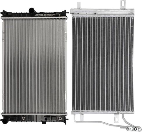13187 Radiator with 3786 Condenser Fit for Ford Fusion 2.5L 2010-2012 for Mercury Milan 2.5L 2010-2011 Aluminum Radiator in Saudi Arabia