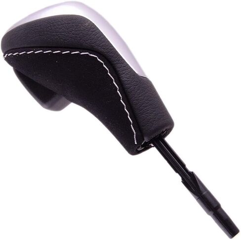 25162153758 Automatic Gear Shift Knob Shifter Compatible with BMW 1 Series E81/E82/E87 & 3 Series E90/E91/E92/E93 White Stitch Replace for 25-16-2-153-758 in Saudi Arabia