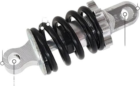 دراجة الخلفي ممتص صدمات الزنبرك 1 قطعة معدنية مناسبة للدراجات البخارية الكهربائية الوفير الدراجات مكونات أجزاء أداة (110 مللي متر × 7 مللي متر) in Kuwait