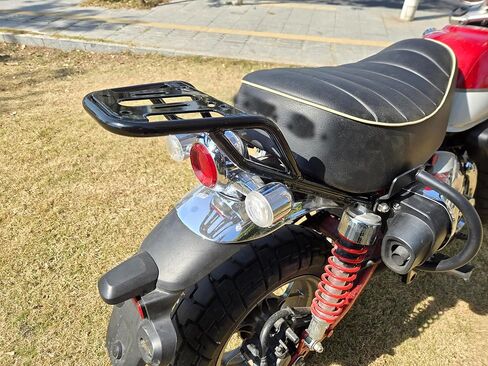 حامل أمتعة خلفي من الفولاذ متوافق مع 2019-2024 Honda Monkey 125 Z125 (أسود) in Kuwait