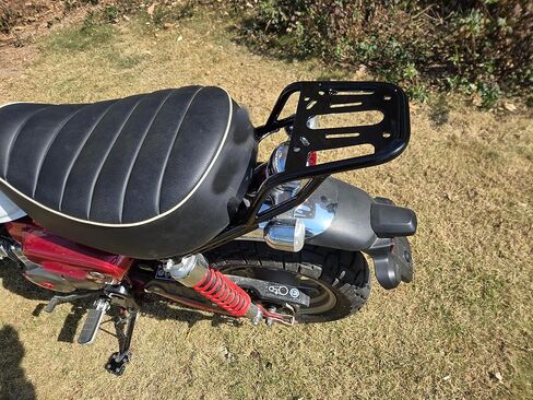 حامل أمتعة خلفي من الفولاذ متوافق مع 2019-2024 Honda Monkey 125 Z125 (أسود) in Kuwait
