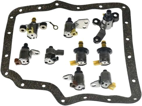 Shift Solenoid Set Gasket Transmission 5pcs Compatible With 2002-2005 2.5L JF506E in Kuwait